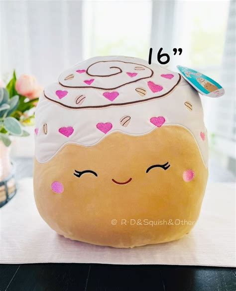 chanel cinnamon roll squishmallow|cinnamon roll squishmallow 16 inch.